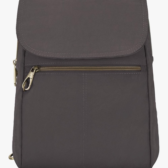 NWT🎉TRAVELON ANTI-THEFT Gray Security Backpack - Picture 1 of 10